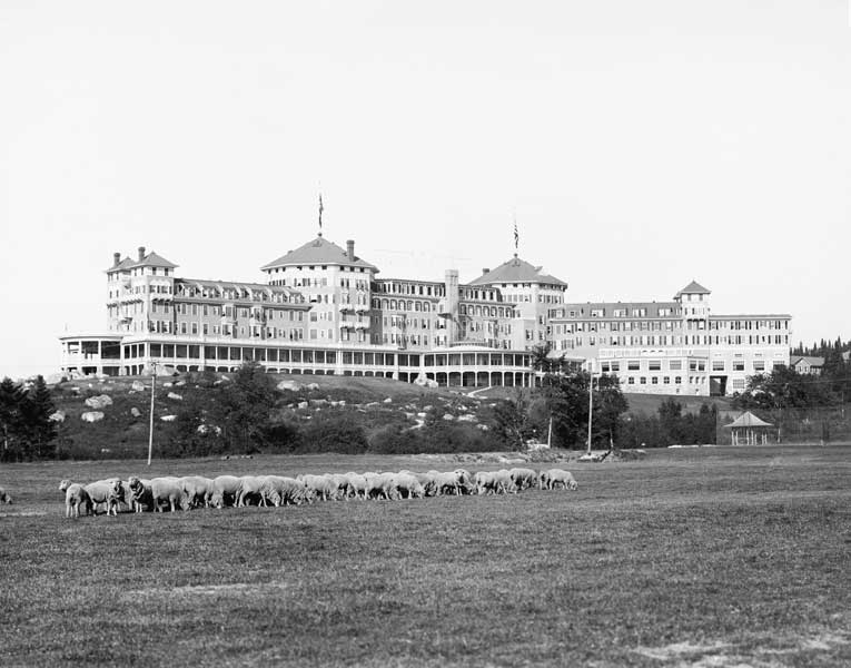 The Mount Washington hotel in rural New Hampshire, meeting place of the Allied nations for the Bretton Woods Conference