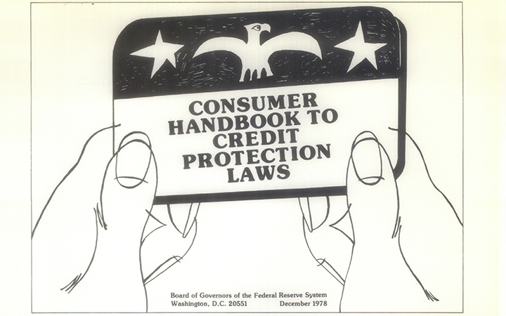 "Consumer Handbook to Credit Protection Laws" booklet issued by the Board of Governors of the Federal Reserve System, January 1979 (via <a href="https://fraser.stlouisfed.org/title/federal-reserve-bank-new-york-circulars-466/new-consumer-pamphlet-handbook-501067">FRASER</a>)