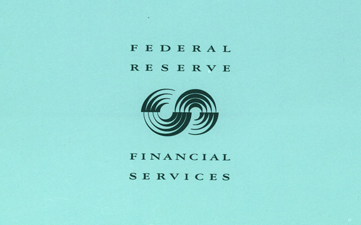 <p>Federal Reserve Financial Services logo, 1992 (via <a href="https://fraser.stlouisfed.org/title/466/item/530598?start_page=9">FRASER</a>)</p>