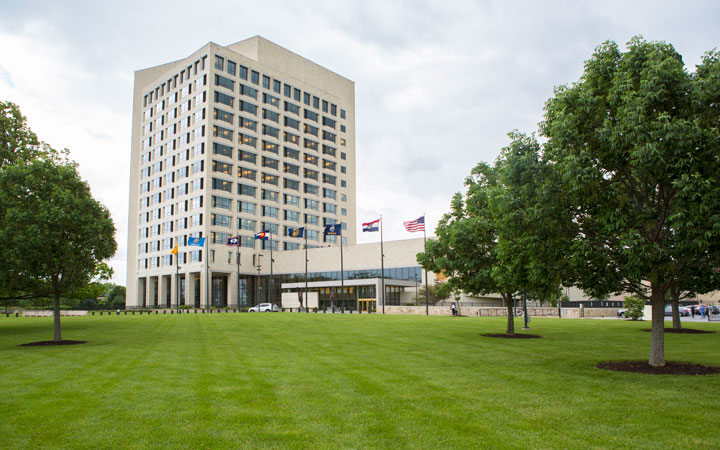 <p>Federal Reserve Bank of Kansas City building</p>